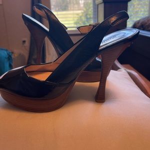 Michael Kors peep toe heels